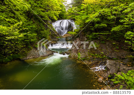 [Sekiyama Otaki, Yamagata Prefecture] Sekiyama Otaki with a wild atmosphere 88813570