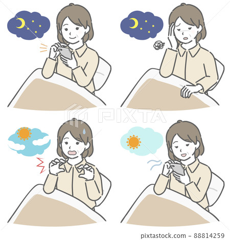 進入蒲團的中年婦女 88814259