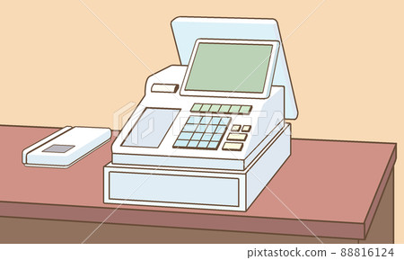 Illustration of the register [cafe / restaurant] 88816124