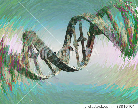 Damaged DNA strands 88816404