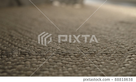 shot of jute rug closeup shot of jute rug closeup 88818638