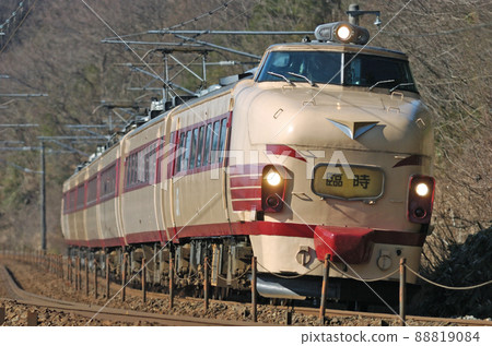 Hokuriku Main Line Tsubata-Kurikara JR West 489 series H04 organization (Kanazawa) Temporary Hokuriku Main Line Tsubata-Kurikara JR West 489 series H04 organization (Kanazawa) Temporary 88819084