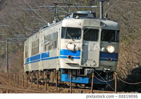 Hokuriku Main Line Tsubata-Kurikara JR West 475 Series A Organization (Kanazawa) Hokuriku Main Line Tsubata-Kurikara JR West 475 Series A Organization (Kanazawa) 88819086