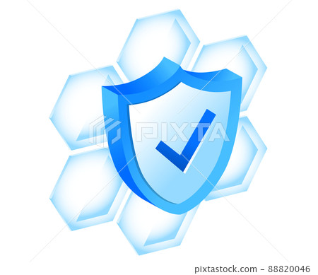 Security illustration material 88820046