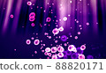 CG background image of bubbles (purple) rising in the water 88820171