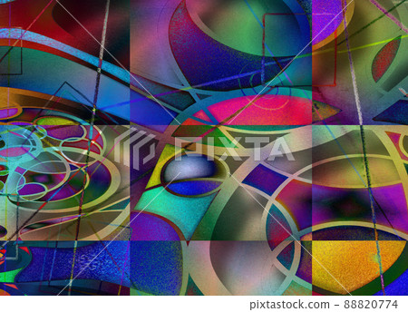Modern art abstract 88820774