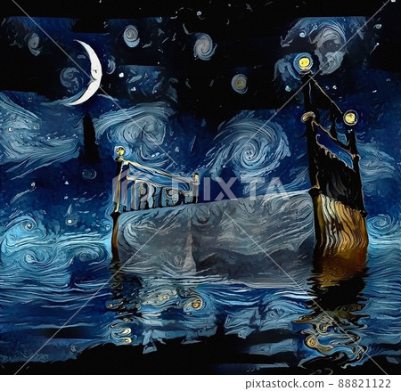 Bed outside under the stars Bed outside under the stars 88821122