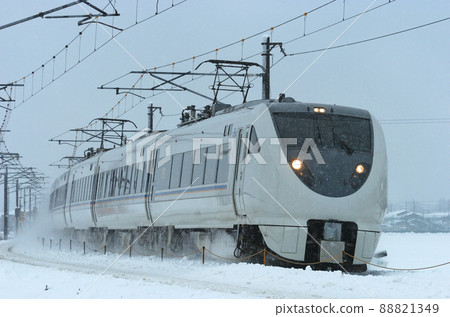 Hokuriku Main Line Mikawa-Kaga Kasama JR West 683 series S05 organization (Kanazawa) Shirasagi Hokuriku Main Line Mikawa-Kaga Kasama JR West 683 series S05 organization (Kanazawa) Shirasagi 88821349