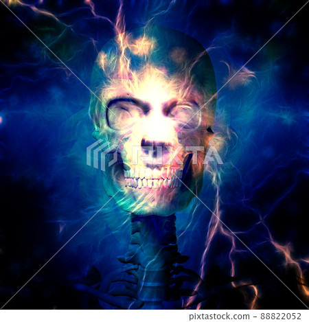 Glowing Skull Glowing Skull 88822052