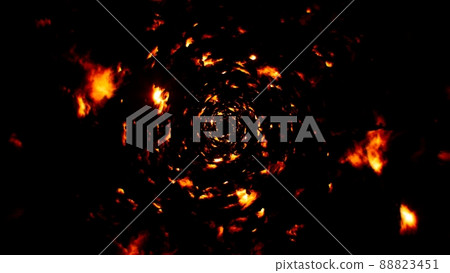Spiral Fire Particles Effect Spiral Fire Particles Effect 88823451