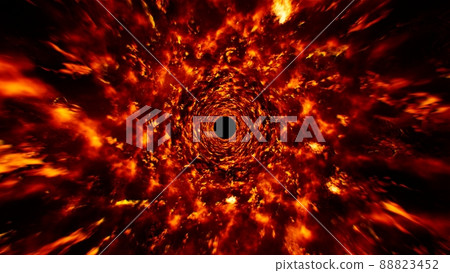 Spiral Glowing Fire Energy Effect Spiral Glowing Fire Energy Effect 88823452