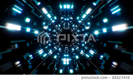 Simple Sci fi Pattern Tunnel Background 88823456