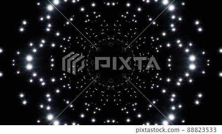 Bright Flower Shape Glittering Light Background Bright Flower Shape Glittering Light Background 88823533