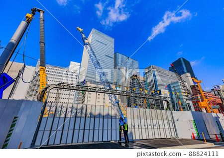 東京都中央區都市風景 東京站前八重洲1丁目再開髮用地 88824111