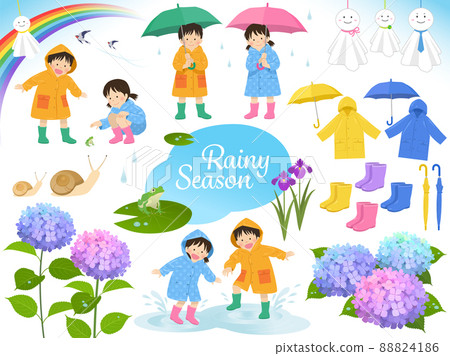 Rainy season set Rainy season set 88824186