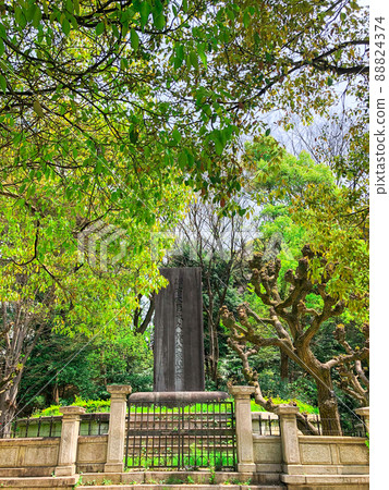 東京紀尾井町清水穀公園的大久保利通紀念紀念碑 88824374