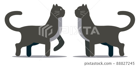 簡單時尚的黑貓插畫集 簡單時尚的黑貓插畫集 88827245