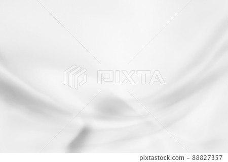 優雅奢華的白色懸垂背景。美麗的波浪 88827357