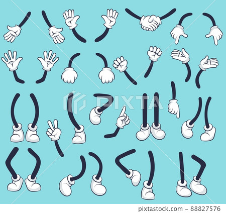 Comic mascot limbs 88827576