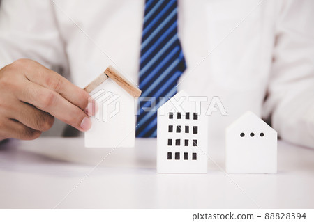 Insurance house for security and care, real estate, costs and loan and mortgage. Insurance house for security and care, real estate, costs and loan and mortgage. 88828394