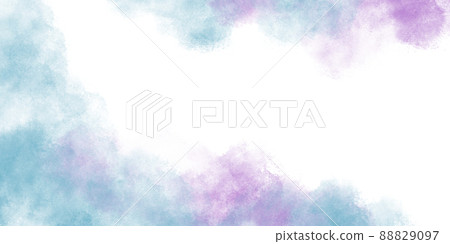 Light blue and purple watercolor background like smoke 88829097