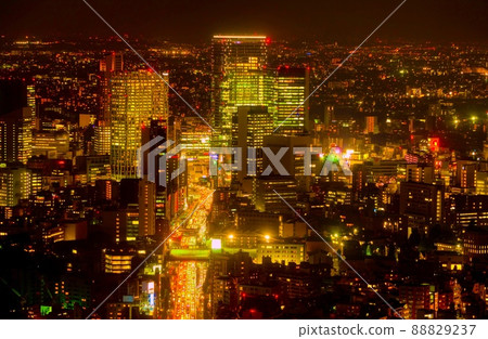 東京澀谷夜景 東京澀谷夜景 88829237