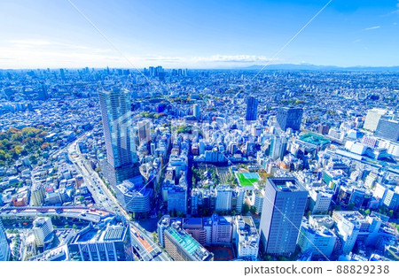 東京風光 新宿 池袋 富士山 東京風光 新宿 池袋 富士山 88829238