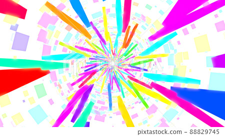 VJ Tunnel Block Pop炫彩派對透明背景【還有一個版本】 88829745