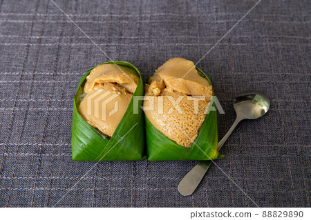 Asia, Thailand, Asian Food, Banana, Banana Leaf Asia, Thailand, Asian Food, Banana, Banana Leaf 88829890