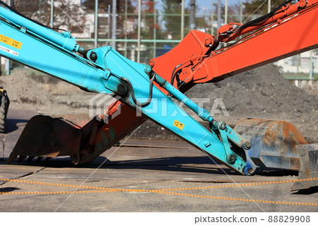 Excavator arm and bucket image Excavator arm and bucket image 88829908
