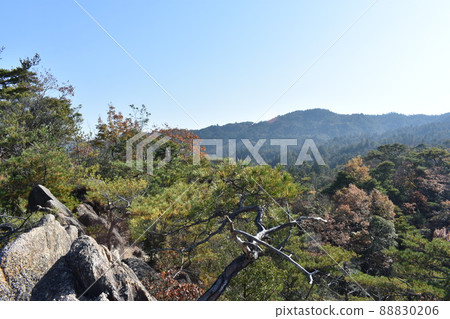 Scenery seen from Mt. Kinkatsu in late autumn Scenery seen from Mt. Kinkatsu in late autumn 88830206