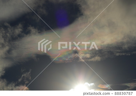 Summer's blue sky and white clouds Summer's blue sky and white clouds 88830787
