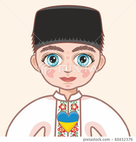 Boy in ukrainian traditional costumes Boy in ukrainian traditional costumes 88832376