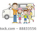 Family drive with family 88833556