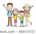 Family going on a picnic Family 88833557