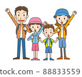 Family going hiking Family 88833559
