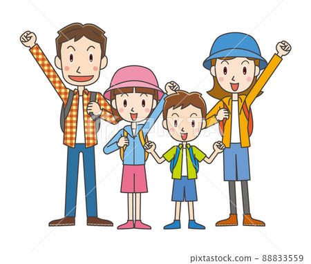 Family going hiking Family Family going hiking Family 88833559