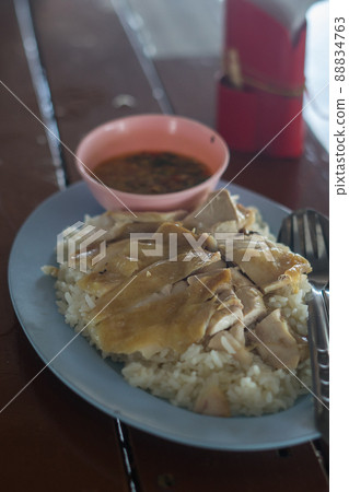 Hainanese chicken rice Hainanese chicken rice 88834763