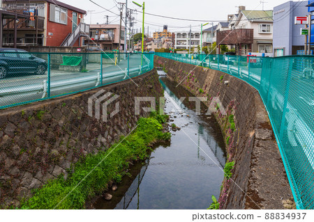 Setagaya back road exploration, Okamoto 1-chome, Maruko River, near Gonobashi 88834937