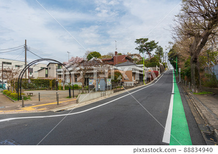 Setagaya back road exploration, Okamoto 1-chome, Okamoto ward hall 88834940