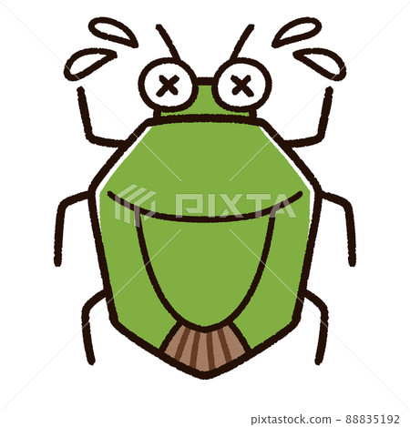 Cute stink bug character 88835192