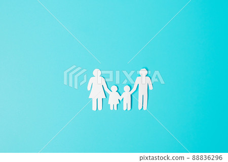 Happy Family day. paper shape cutout with Father, Mother and Children. international day of families, Warm home, Homeless, Foster, Insurance, Charity and Donation concepts. Happy Family day. paper shape cutout with Father, Mother and Children. international day of families, Warm home, Homeless, Foster, Insurance, Charity and Donation concepts. 88836296