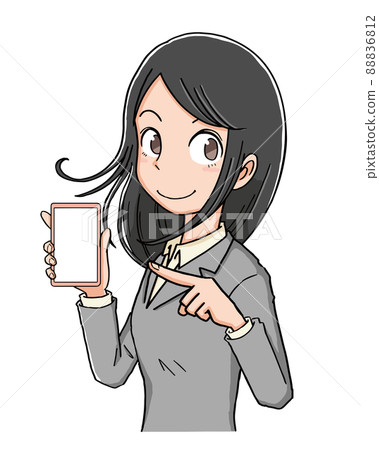 智能手機的女人 88836812