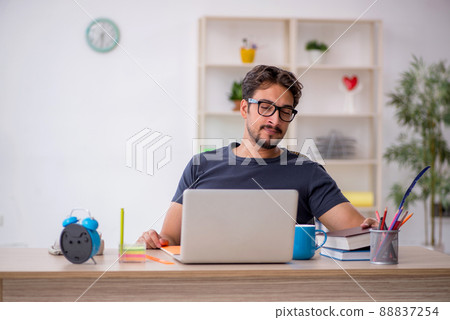 Young male designer working in the office 88837254