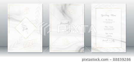 Wedding invitation card template 88839286