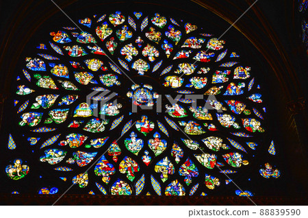 Stained glass of Sainte Chapelle church Stained glass of Sainte Chapelle church 88839590