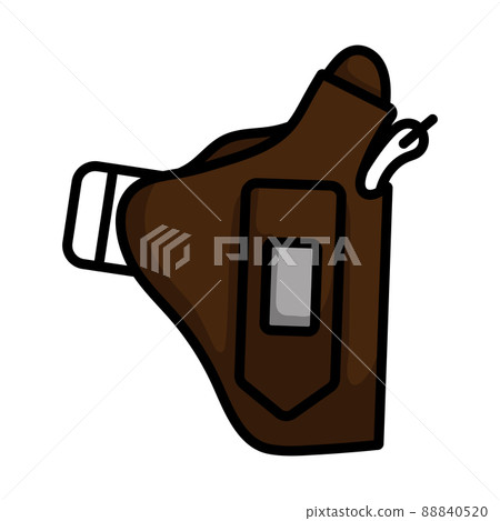 Police Holster Gun Icon Police Holster Gun Icon 88840520