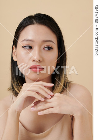 Envious or Arrogant Asian Woman Envious or Arrogant Asian Woman 88841985