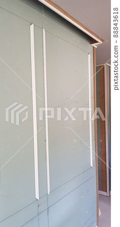 Construction site, woodworking, furniture, shelf, wall molding 88843618
