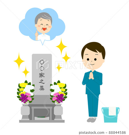 Ancestors who are pleased to have a contractor clean the grave 88844586